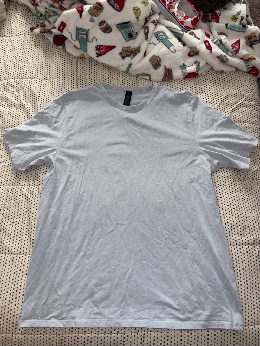 lululemon athletica Men's Short Sleeve Crew Tee - Light Blue